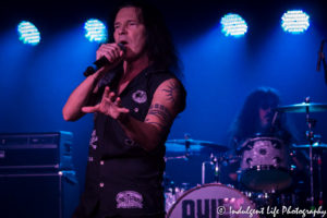 Jizzy Pearl and Frankie Banali of Quiet Riot live at Kanza Hall in Overland Park, Kansas on December 10, 2016, Kansas City concert photography.