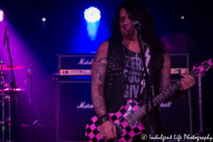 Guitarist Alex Grossi of Quiet Riot live at Kanza Hall in Overland Park, Kansas on December 10, 2016, Kansas City concert photography.