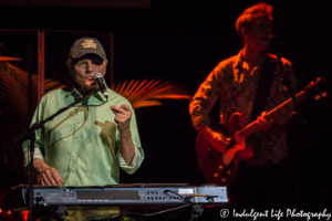 Bruce Johnston of The Beach Boys on keyboards at the Lied Center of Kansas in Lawrence, KS on April 19, 2017.