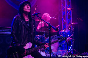 Johnny Martin of the Tracii Guns Band live at VooDoo Lounge inside Harrah's on November 1, 2016, Kansas City concert photography.