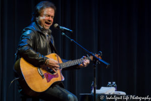 Restless Heart frontman Larry Stewart performing live at VooDoo Lounge inside Harrah's on February 17, 2017, Kansas City concert photography.