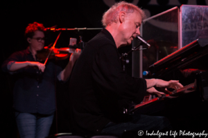 Bruce Hornsby and Ross Holmes of The Noisemakers live inside the Knuckleheads Garage at Knuckleheads Saloon in Kansas City, MO on June 29, 2017.