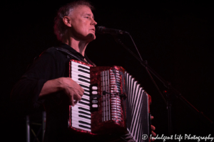 Bruce Hornsby playing the accordion live with The Noisemakers inside the Knuckleheads Garage at Knuckleheads Saloon in Kansas City, MO on June 29, 2017.