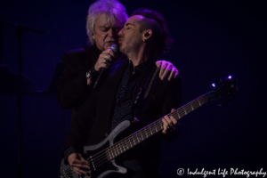 Russell Hitchcock and bassist Derek Frank of Air Supply live in concert at Star Pavilion inside Ameristar Casino Hotel in Kansas City, MO on July 29, 2017.