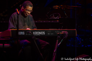 Herbie Hancock performing at Muriel Kauffman Theatre inside of Kauffman Center for the Performing Arts in Kansas City, MO on August 12, 2017.