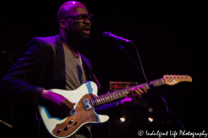 Herbie Hancock guitarist Lionel Loueke live at the Kauffman Center in Kansas City, MO on August 12, 2017.