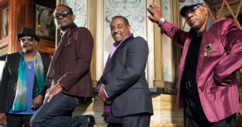 Kool & the Gang perform live at Kansas City Live Block in the Kansas City Power & Light District as a part of the District Rhythms concert series on August 25, 2017.