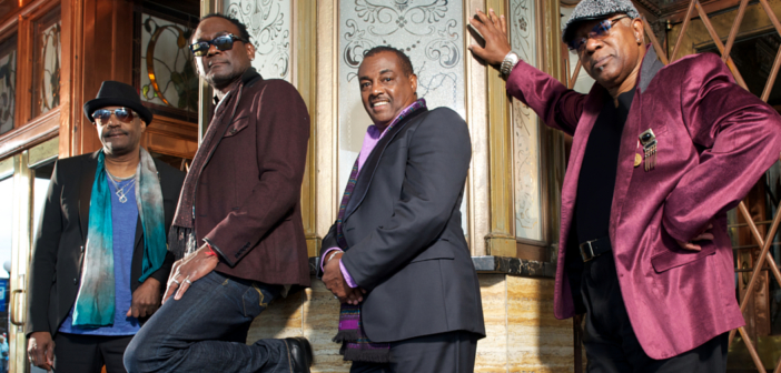 Kool & the Gang perform live at Kansas City Live Block in the Kansas City Power & Light District as a part of the District Rhythms concert series on August 25, 2017.