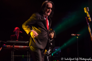 Todd Rundgren with keyboardist Greg Hawkes at VooDoo Lounge inside of Harrah's Casino in Kansas City, MO on December 15, 2017.