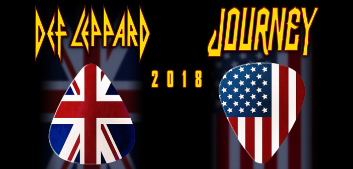 Def Leppard and Journey perform live at Sprint Center in Kansas City, MO on Wednesday, July 25, 2018.