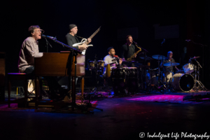 Steve Winwood live with band members José Neto, Edwin Sanz, Paul Booth and Richard Bailey at Uptown Theater in Kansas City, MO on March 2, 2018.