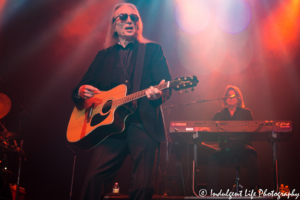 Newest members vocalist David Morgan and keyboardist Howard Laravea of Three Dog Night live in concert at Star Pavilion inside Ameristar Casino in Kansas City, MO on March 9, 2018.