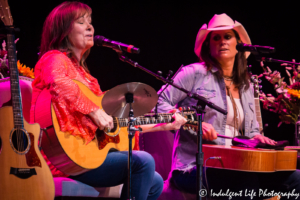 Country music artists Suzy Bogguss and Terri Clark live in concert at Star Pavilion inside of Ameristar Casino in Kansas City, MO on May 11, 2018.