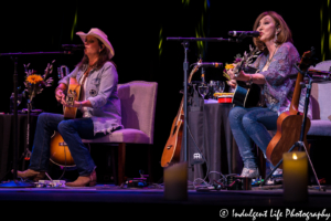 Country music artists Terri Clark and Pam Tillis live at Ameristar Casino Hotel Kansas City on May 11, 2018.