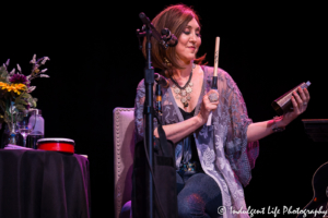 Country music artist Pam Tillis performing live at Star Pavilion inside of Ameristar Casino in Kansas City, MO on May 11, 2018.