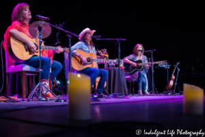 Country music artists Suzy Bogguss, Terri Clark and Pam Tillis performing live at Star Pavilion inside of Ameristar Casino Hotel Kansas City on May 11, 2018.