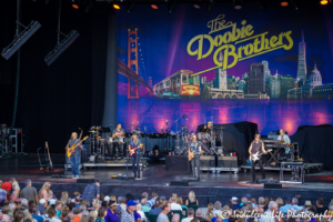 The Doobie Brothers live in concert at Starlight Theatre in Kansas City, MO on June 18, 2018.