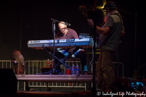 Bass guitarist Paul Gregg and keyboardist Dave Innis of Restless Heart live in concert at Festival on the Trails in Gardner, KS on June 9, 2018.