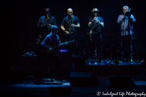 Guitarist Jon Herrington and the Steely Dan band performing live at Starlight Theatre in Kansas City, MO on June 18, 2018.