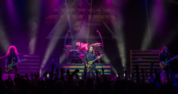 Christian metal band Stryper performed live at Star Pavilion inside of Ameristar Casino Hotel Kansas City on May 25, 2018.