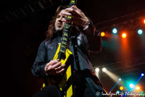 Lead singer Michael Sweet of Christian metal band Stryper performing live at Ameristar Casino in Kansas City, MO on May 25, 2018.