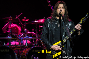 Frontman Michael Sweet and drummer Robert Sweet of Christian metal band Stryper live at Star Pavilion inside of Ameristar Casino in Kansas City, MO on May 25, 2018.