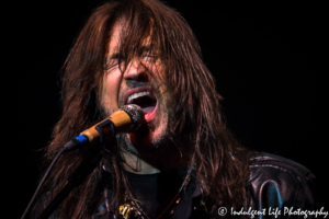 Lead vocalist of Christian metal band Stryper live at Ameristar Casino in Kansas City, MO on May 25, 2018.