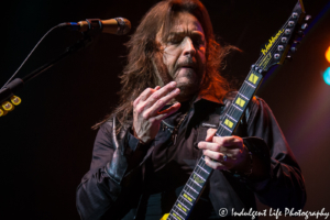 Frontman Michael Sweet of Christian metal band Stryper live in concert at Ameristar Casino Hotel Kansas City on May 25, 2018.