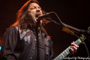 Lead singer and guitarist Michael Sweet of Christian metal band Stryper live at Star Pavilion inside of Ameristar Casino in Kansas City, MO on May 25, 2018.