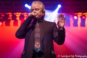 Air Supply lead singer Russell Hitchcock live in concert at Ameristar Casino Hotel Kansas City on June 23, 2018.