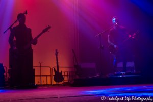 Air Supply bass player Doug Gild and guitarist Aaron Mclain performing live at Ameristar Casino in Kansas City, MO on June 23, 2018.