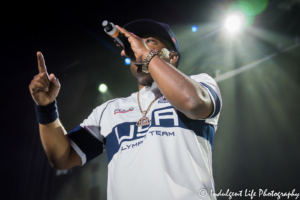 Michael Bivins of Bell Biv DeVoe live in concert at Sprint Center in Kansas City, MO on July 5, 2018.