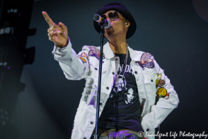 Bell Biv DeVoe member Ronnie DeVoe live in concert at Sprint Center in downtown Kansas City, MO on July 5, 2018.