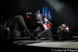 Bell Biv DeVoe with backup dances live at Sprint Center in downtown Kansas City, MO on July 5, 2018.