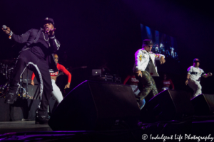 BBD with backup dances performing at Sprint Center in downtown Kansas City, MO on July 5, 2018.