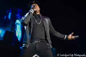 Ricky Bell of Bell Biv DeVoe in concert at Sprint Center in downtown Kansas City, MO on July 5, 2018.