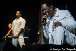 Shawn Stockman and Nathan Morris of Boyz II Men live in concert at the Komen event Rock the Ribbon III at The Midland in Kansas City, MO on June 21, 2018.