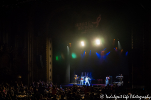 Boyz II Men live in concert at the Komen event Rock the Ribbon III at Midland Theatre in Kansas City, MO on June 21, 2018.