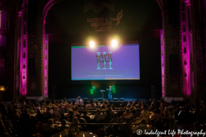 The Susan G. Komen Greater Kansas City event Rock the Ribbon III featured dinner and a live auction prior to the the music concert with Boyz II Men at Arvest Bank Theatre at The Midland on June 21, 2018.