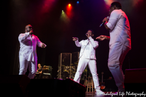 Boyz II Men performing live at the Susan G. Komen Greater Kansas City event Rock the Ribbon III at Arvest Bank Theatre at The Midland in Kansas City, MO on June 21, 2018.