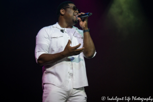 Nathan Morris of Boyz II Men performing live at the Komen event Rock the Ribbon III at The Midland in Kansas City, MO on June 21, 2018.