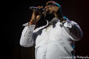 Wanya Morris of Boyz II Men live in concert at the Komen event Rock the Ribbon III at The Midland in Kansas City, MO on June 21, 2018.