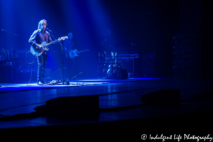 Jackson Browne performing live with guitar player Shane Fontayne at Music Hall in Kansas City, MO on June 24, 2018.