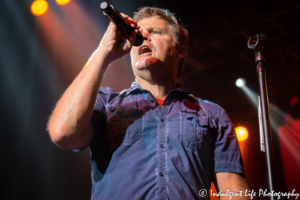 Lonestar frontman Richie McDonald performing live at Ameristar Casino Hotel Kansas City on June 28, 2018.