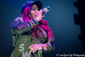 SWV member Leanne "Lelee" Lyons live in concert at Sprint Center in Kansas City, MO on July 5, 2018.