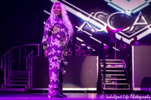 Xscape member LaTocha Scott in concert at Sprint Center in Kansas City, MO on July 5, 2018.