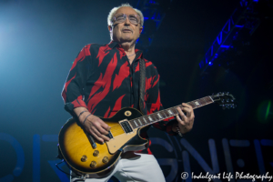 Singer-songwriter, musician and Foreigner founding member Mick Jones performing live at Starlight Theatre in Kansas City, MO on July 17, 2018.