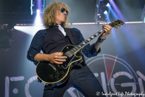 Foreigner guitarist Bruce Watson performing live at Starlight Theatre in Kansas City, MO on July 17, 2018.