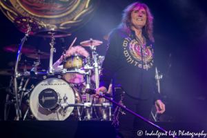 David Coverdale live in concert with drummer Tommy Aldridge at Starlight Theatre in Kansas City, MO on July 17, 2018.