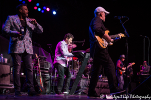 Scottish funk and R&B group Average White Band playing live at Star Pavilion inside of Ameristar Casino Hotel Kansas City on August 25, 2018.